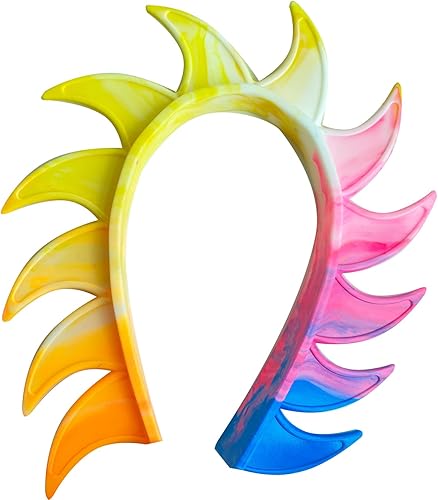 Miniatura 3 de Mohawk - Casco para pelucas, gel de sílice, decoración Mohawk Hawk para motocicleta, bicicleta, snowboard, esquí, ciclismo, ciclismo (casco no