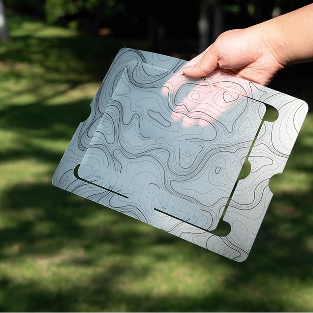 1/2Pcs Portable Outdoor Camping PP Board Folding Table Light Weight Vegetable Fruit Cutting Mat Dining Board Enduring image 2