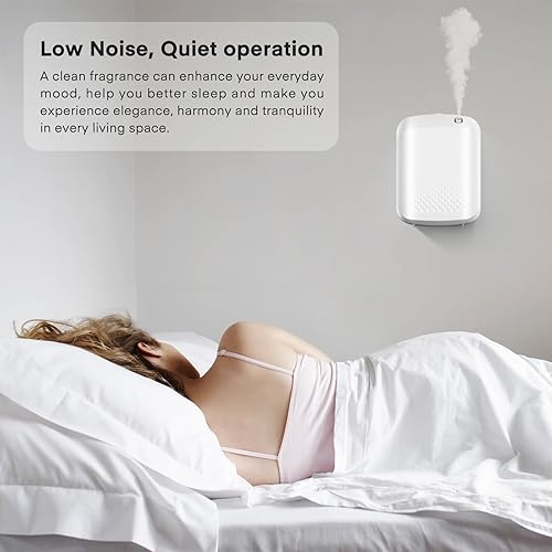 Miniatura 6 de Difusor inteligente sin agua, difusor de aroma con tecnología inteligente de aire frío, capacidad de 13.5 fl oz y cobertura de 1500 pies cuadrados,