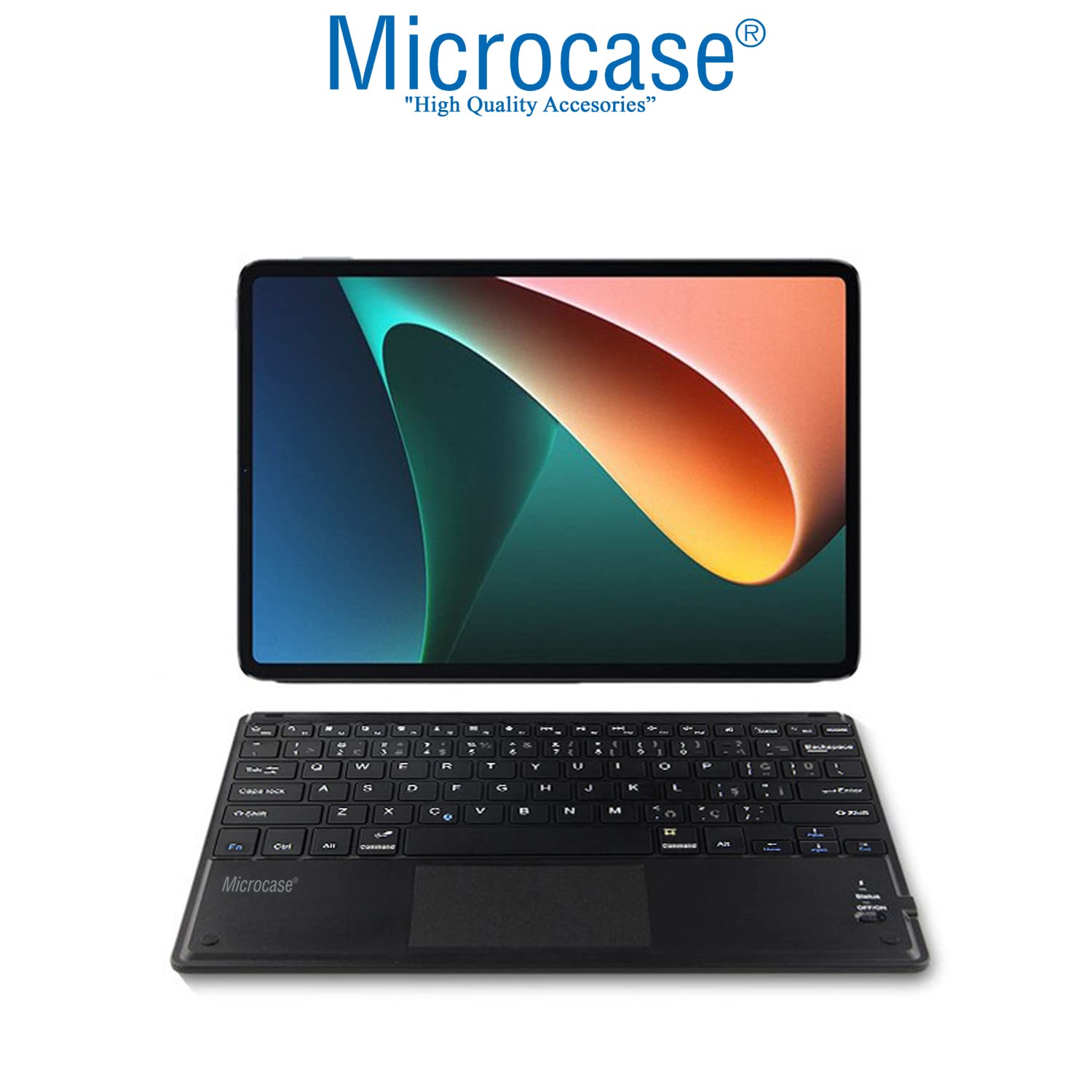 ワイヤレスタブ Microcase Tablet ve Telefonlar için Şarjlı Touchpadli Türkçe
