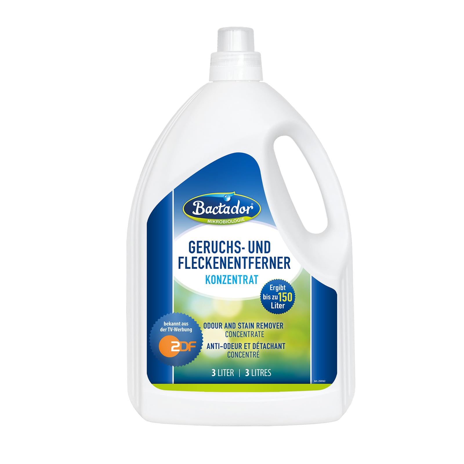 Bactador Enzymreiniger Konzentrat 3L - Geruchsentferner & Fleckenentferner - Mikrobiologischer Geruchsneutralisierer - Hundeurin / Katzenurin Entferner - Porentiefe Reinigung - Ergibt bis zu 150 Liter