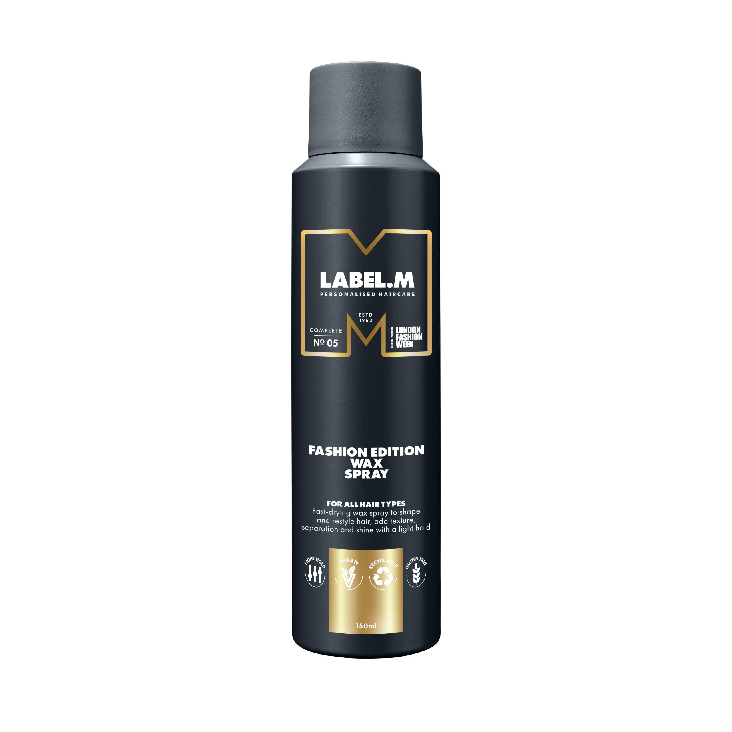 Label.m Fashion Edition Wax Spray Hair Styling Wax In A Spray 150 Ml