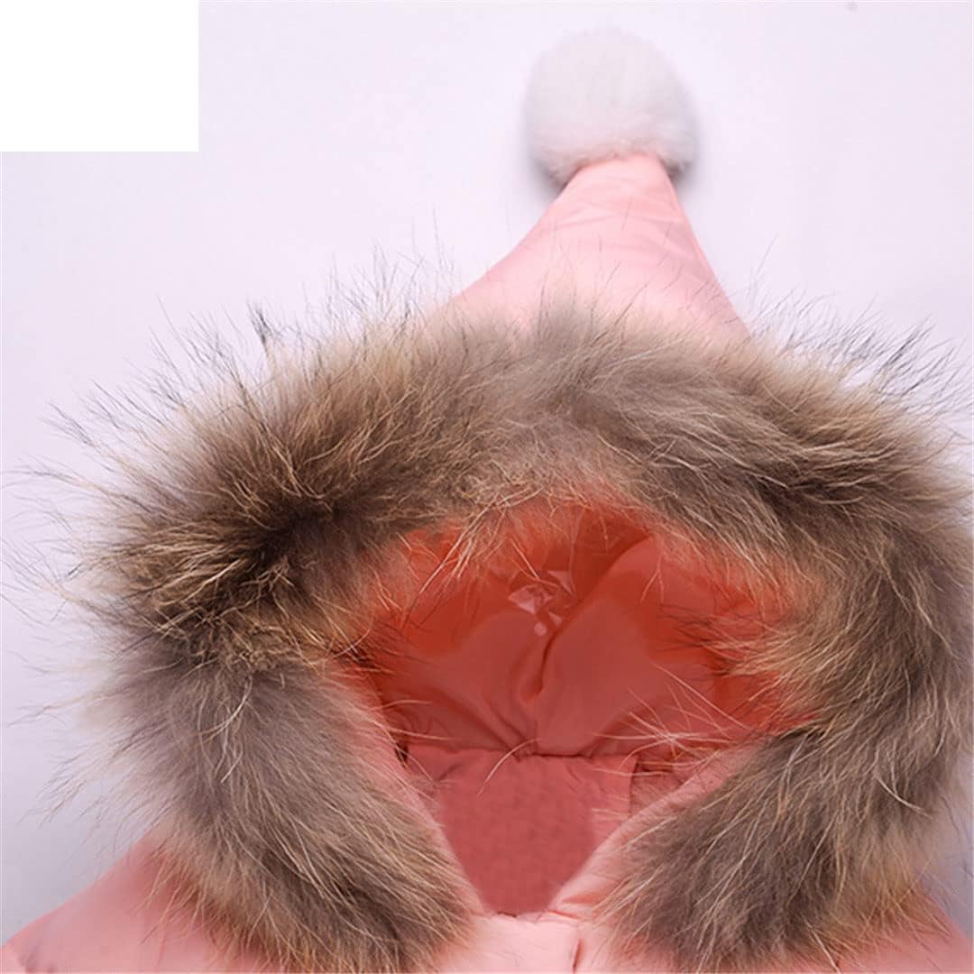 HEYDHSDC Winter Children Ski Suit Parka Down Jacket + Overalls Girls Thick Warm Kids Outerwear
