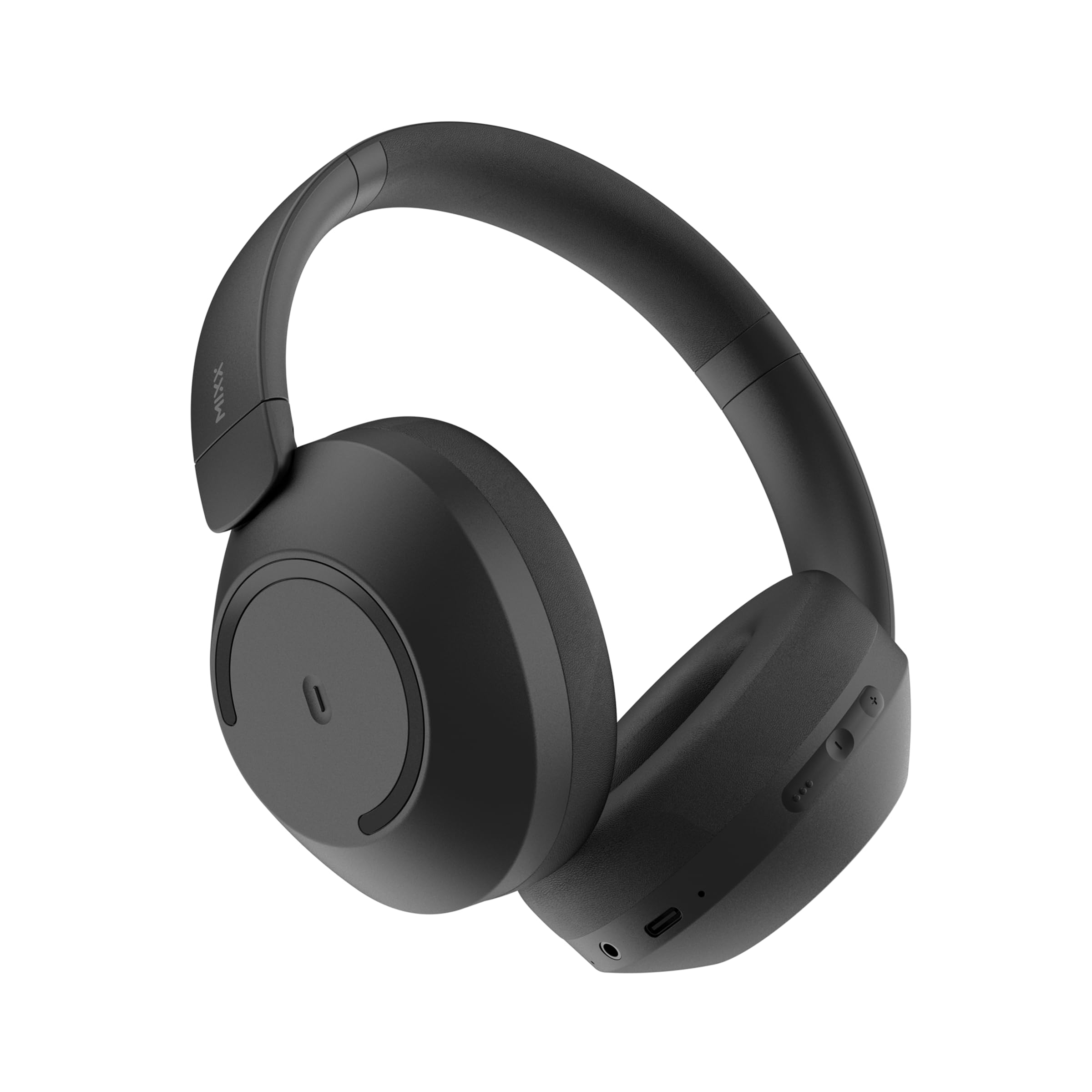 Mixx StreamQ C2 Over-Ear Wireless Stereo Headphones, Bluetooth Wireless Earphones, 25-Hour Battery, Foldable Design, Black
