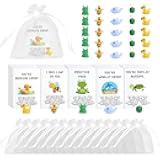 60Sets Christmas Employee Appreciation Gifts Bulk for Coworkers Thank You Staff Gift Funny Animal Pun Greeting Note Cards Inspirational Resin Office Pocket Gifts