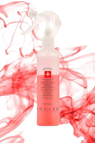 Acondicionador de reestructuración Glamour bifásico, acondicionador sin enjuague, terapia capilar (8.45 onzas líquidas)