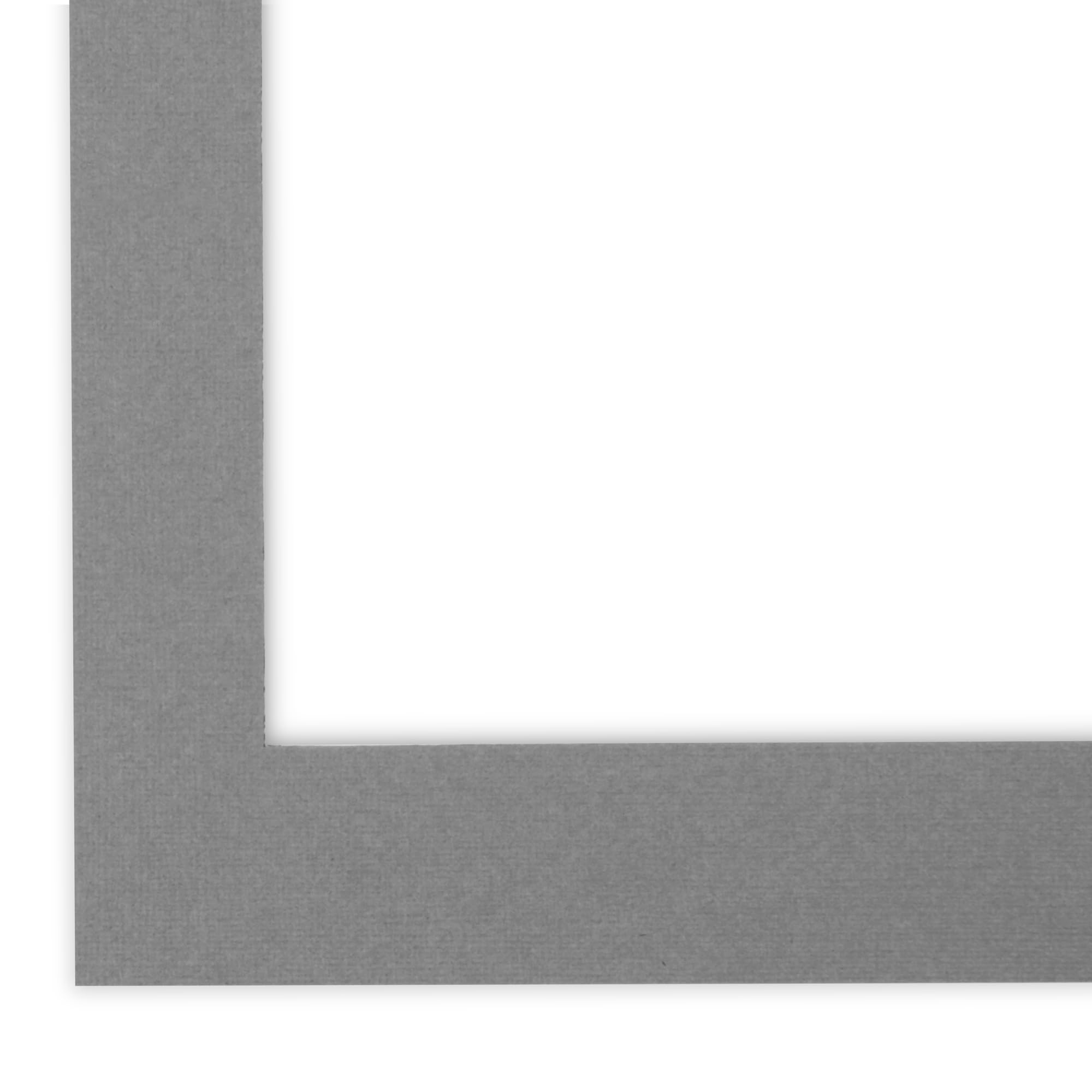 100er Leinen-Leporello 15x21 cm, Offset weiß/Leinen grau, Passepartout für Fotos im Format 13x18 cm, Ziehharmonika Bildercollage Hochzeit