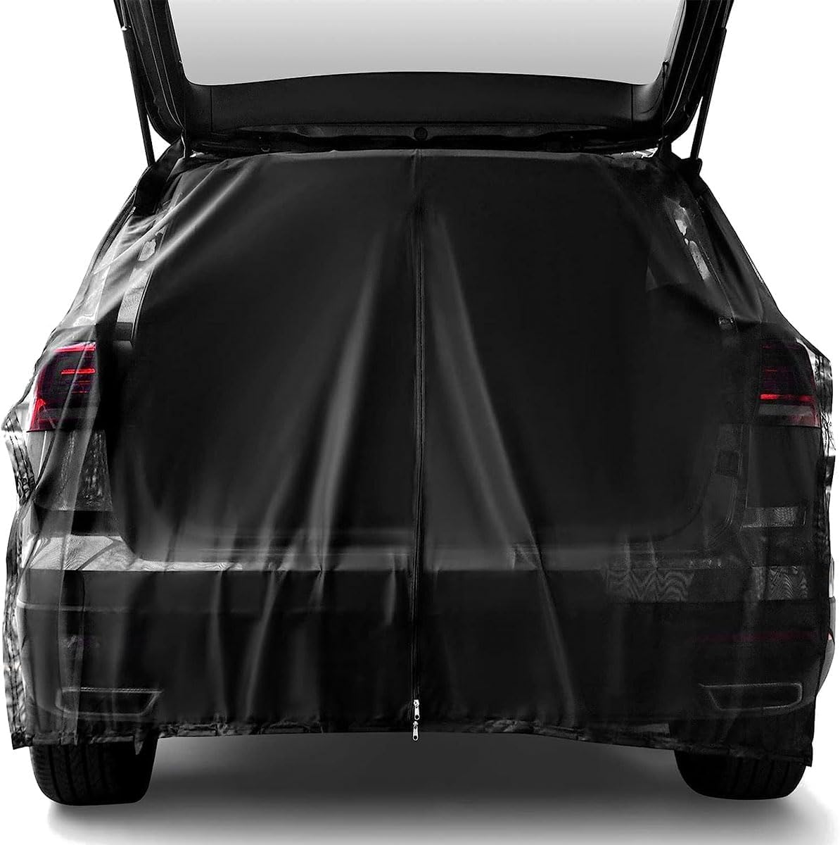 HECGHNR 1 Piece Car Tailgate Mosquito Net for BMW X6 (G06 LCI, facelift 2023) 2023-2024, Boot Sunshade Breathable Mesh Insect Screen Private Camping Trunk Magnet Curtain