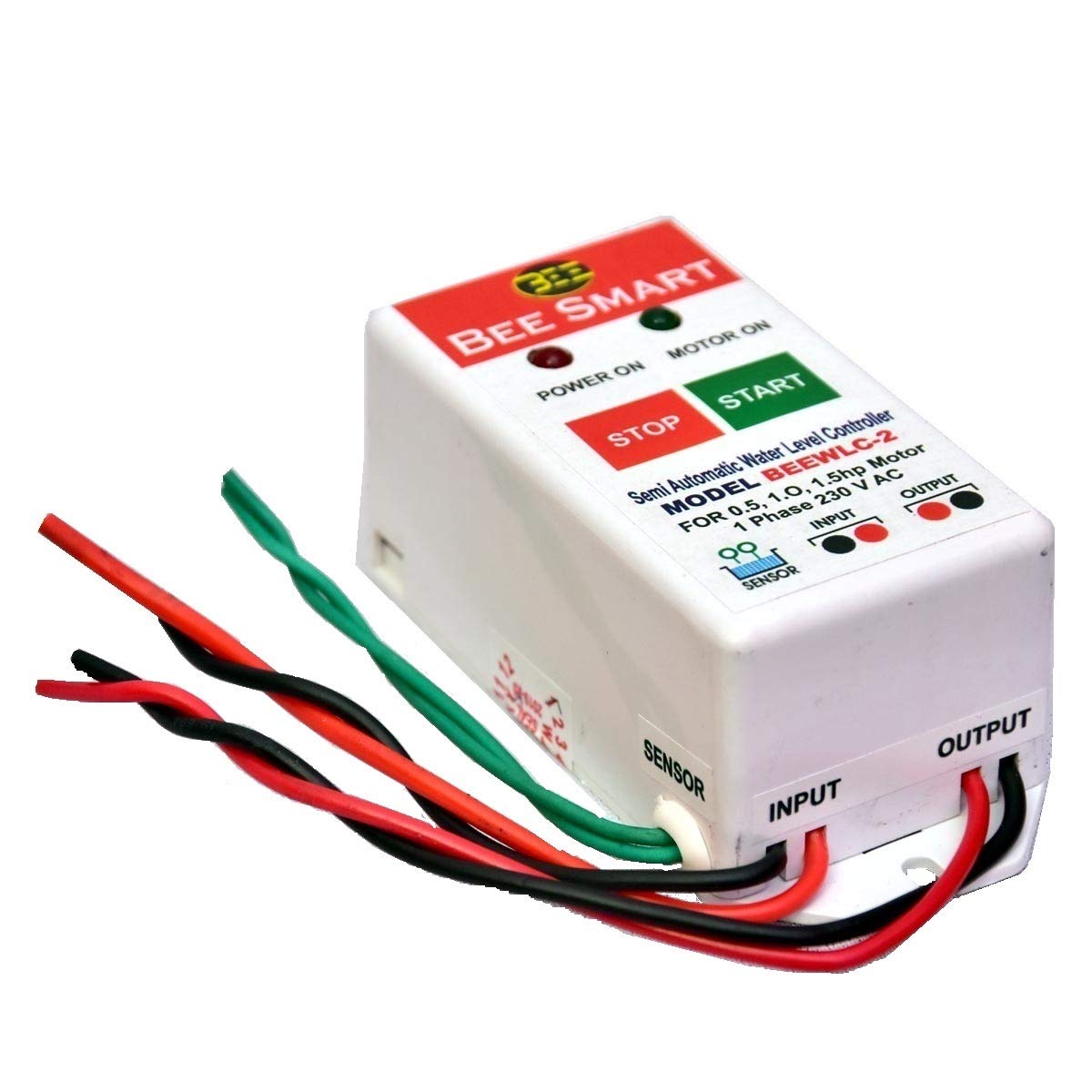 Bee Smart Semi automatic Water Level Controller Manual on Auto off 0-1.5 hp 30A Relay Use (B084X8M1CZ) Amazon Price History, Amazon Price Tracker