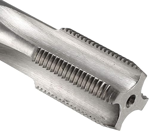 Miniatura 4 de uxcell Machinist Machinist Machinist Machs M14 x 0.039 in H2 Acero de alta velocidad 4 flautas rectas Roscado Roscado Herramienta de reparación de