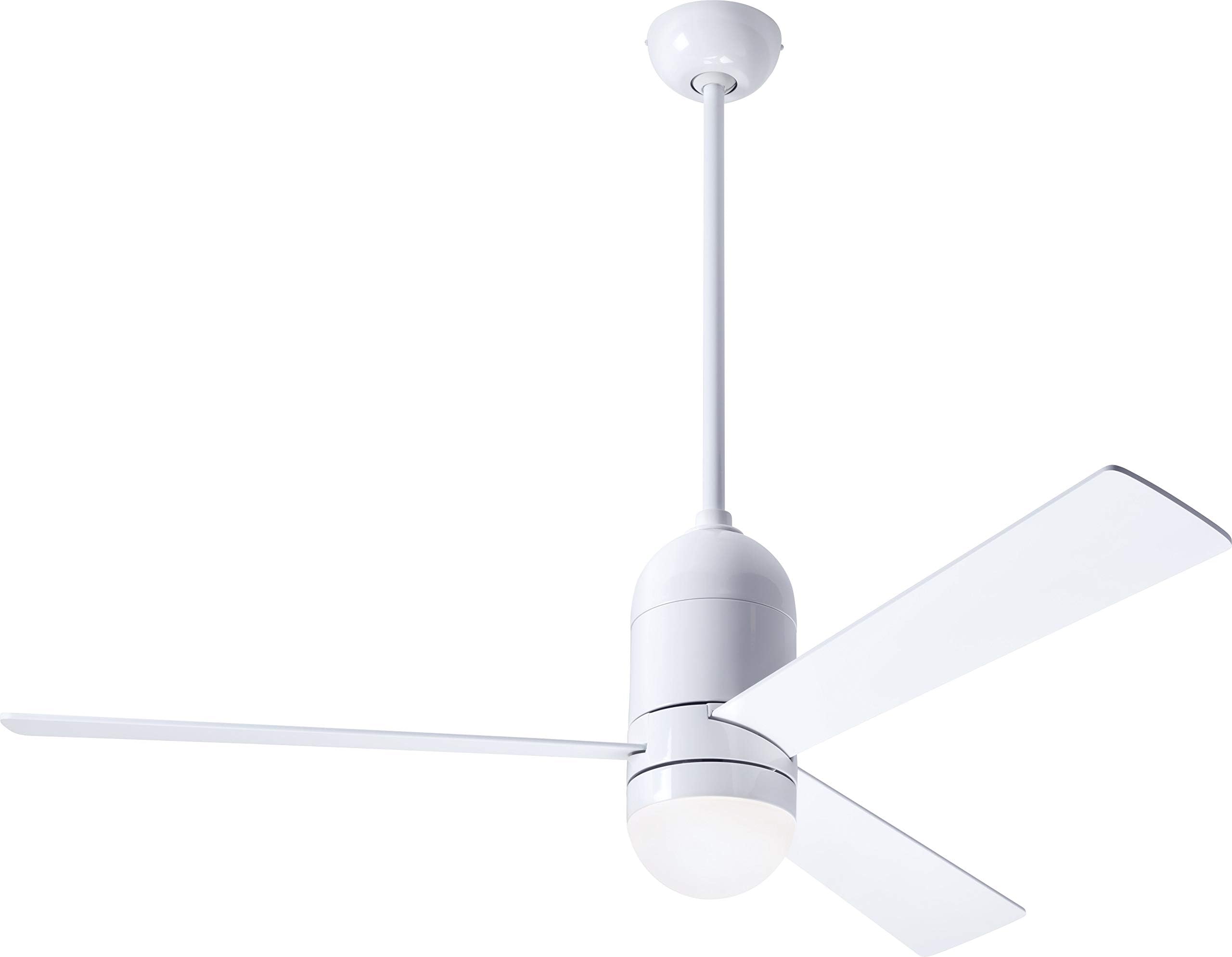 Modern Fan Co CIR-GW-50-WH-355-RC Contemporary Modern 50``Ceiling Fan from Cirrus DC Collection in White Finish,