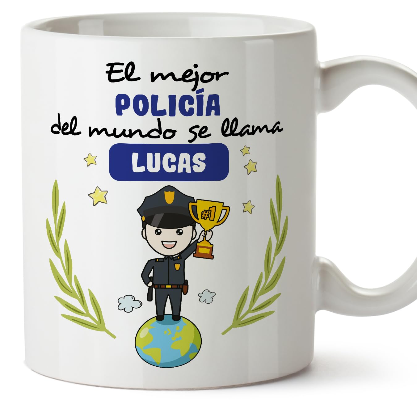 Taza Personalizada MUGFFINS Para Ciclistas - Mensaje En Italiano, 11 Oz - Regalo Divertido Y Original