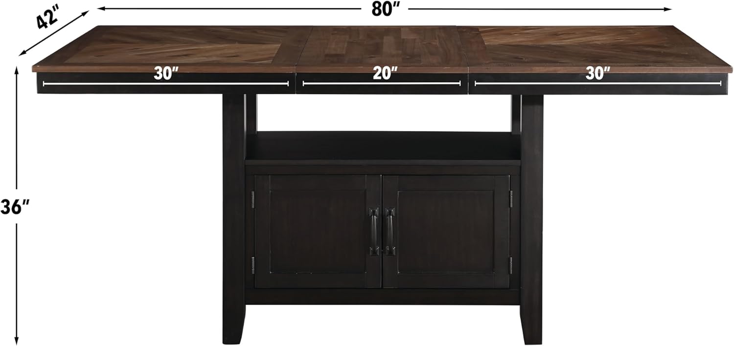 Dimensions of Steve Silver Co Bermuda Counter Table