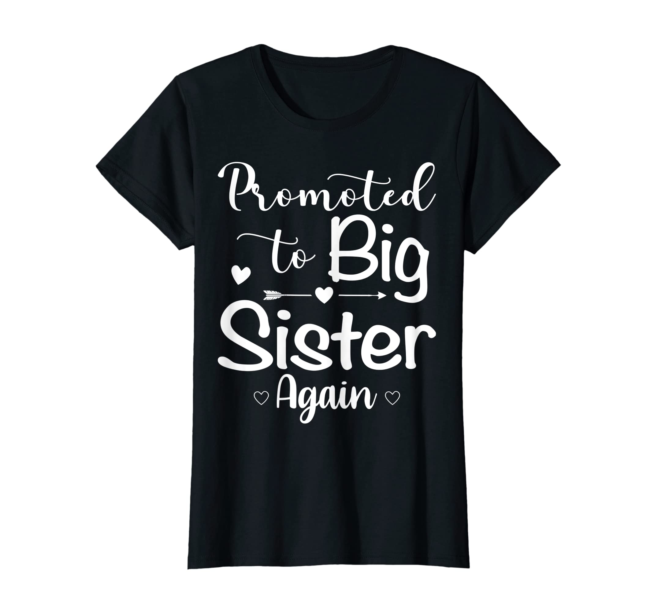 Promoted To Big Sister 2023 Sibling Novelty GiftsPromoted To Big Sister Again Baby Announcement Siblings Kids T-ShirtOEKO-TEX STANDARD 100
