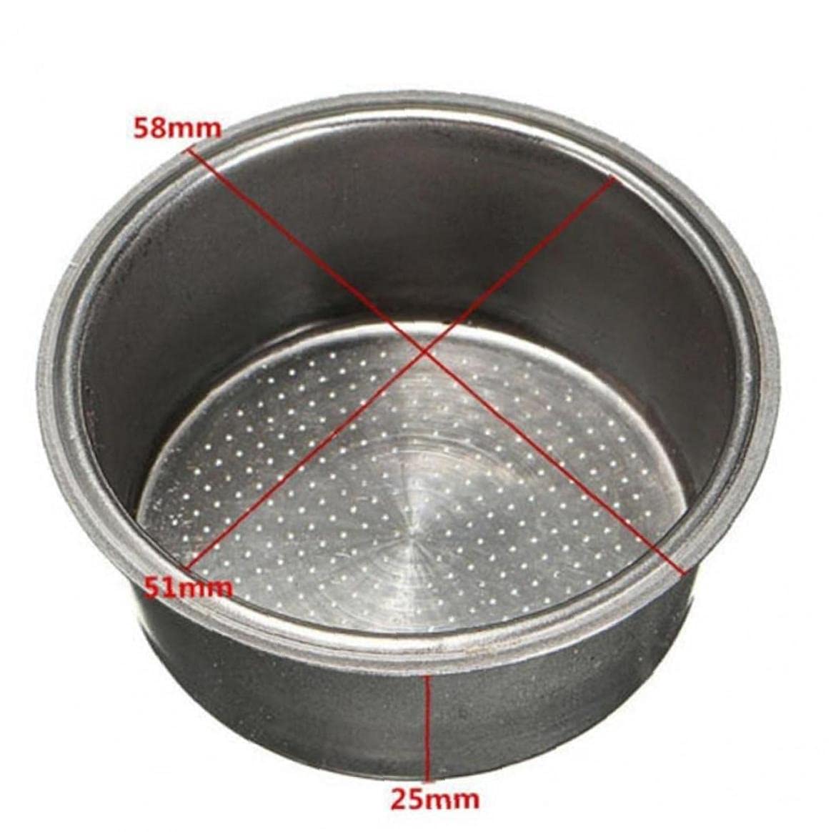 Filtre Tasse À Café en Acier Inoxydable Café Passoire Non Pressurized Panier Filtre À Café Produits Accessoires De Cuisine 51mm