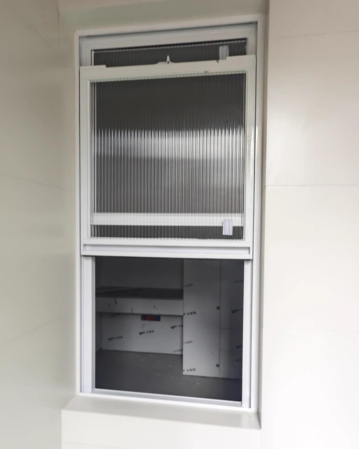Ventana abatible con marco de aluminio para casas móviles y bungalows