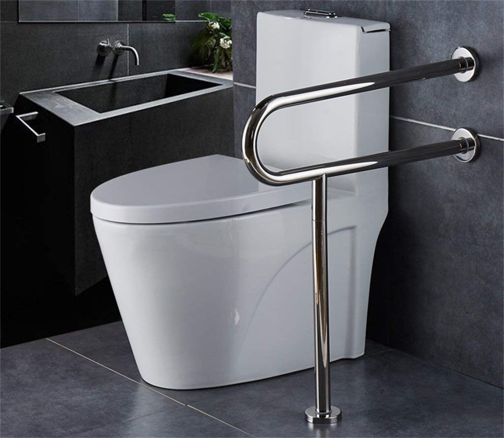 Barra de Agarre de Seguridad para Ducha Resistente sin Plomo para Bañera, Reposabrazos de Acero Inoxidable 304 para Baño, Reposabrazos Antideslizante para Anciano, Pasamanos para Baño, Reposabra