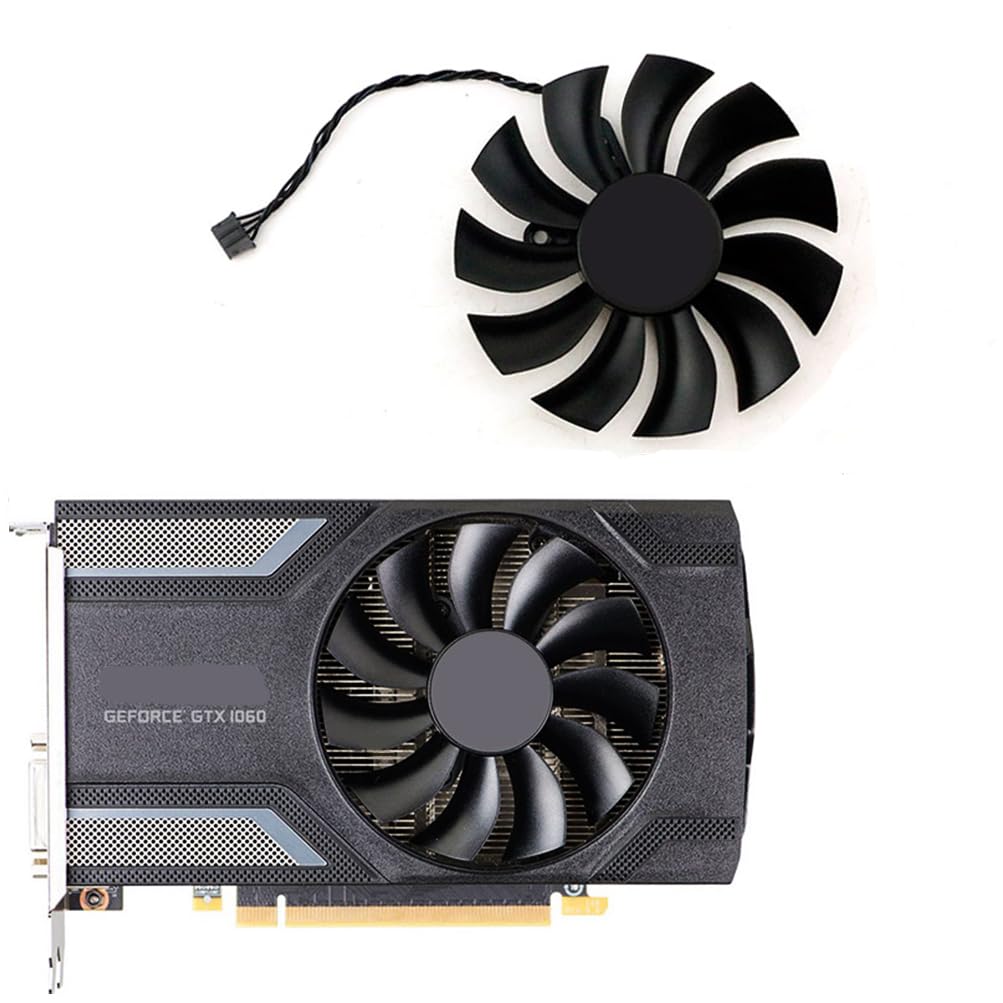 PLA09215B12H 87mm 12V 0.55A 4 Pin Graphics Card Cooling Fan Replacement for EVGA GTX 1060 960 950 Gaming SC Gaming P106 Video Card Cooler Fans