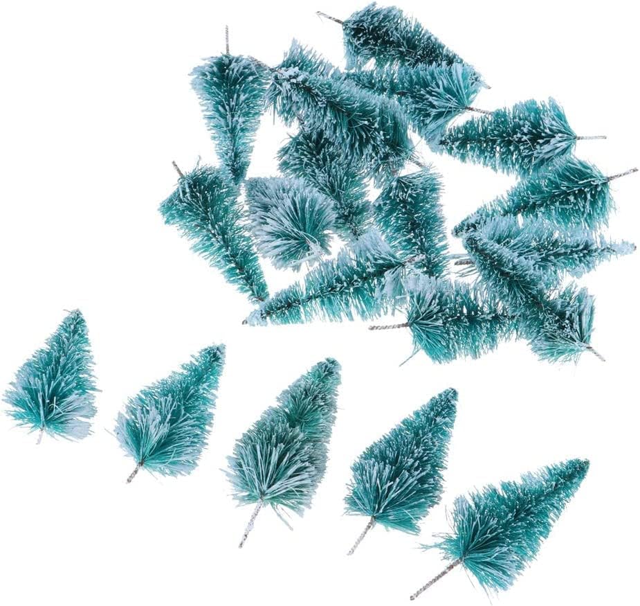 個 6 5cm高さ ミニチュア クリスマスツリー フェスティバルの装飾 1 12ドールハウス飾り 2色 鉄線付き 最終値下げ