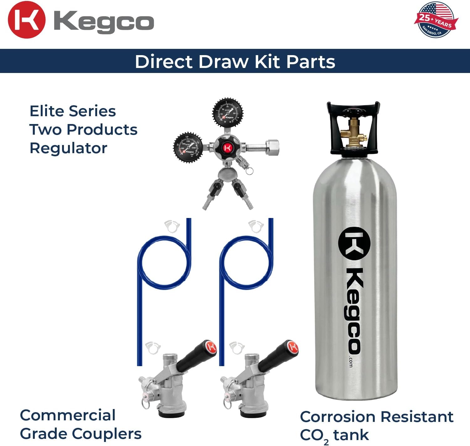 Elite Series 2 Product Direct Draw Kit with 20 lb. CO2 Tank