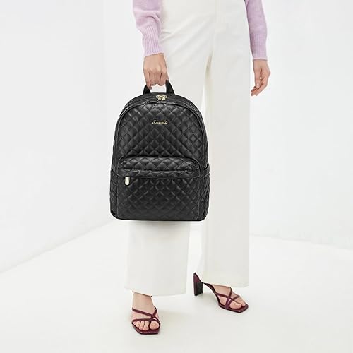 Miniatura 2 de LOVEVOOK Mini Backpack for Women Fashion Quilted Small Backpack Purse Ladies Leather Backpacks, Waterproof Backpack Purse for Work Travel Daily