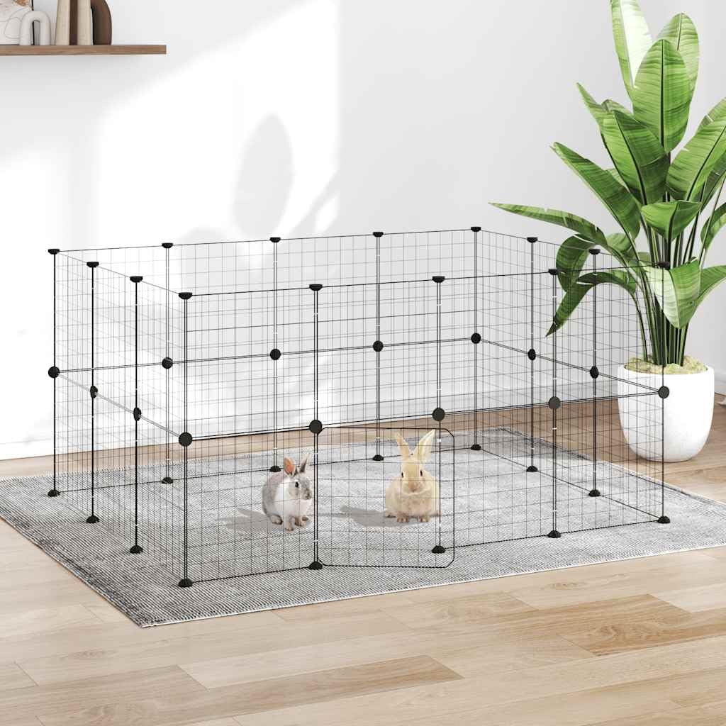 Cage en acier spacieuse et sûre pour protéger vos petits animaux des chutes