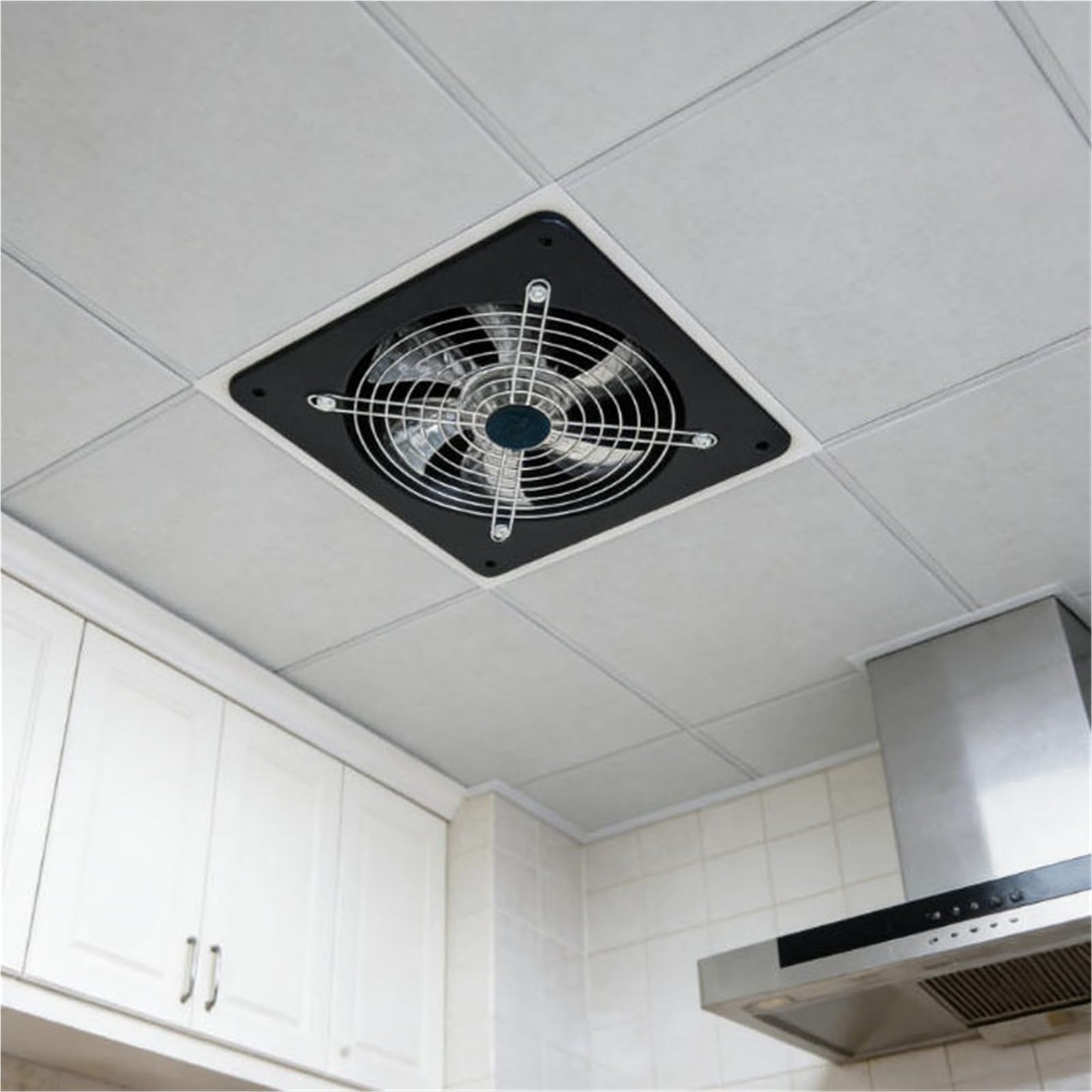 Ventilatore di scarico for finestra, cucina, bagno Garage
