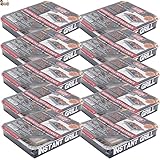 BricoLoco.com Einweg-Sofort-Grill, Einweg-Grill, 800 Gramm Holzkohle und Grill, für Garten,...