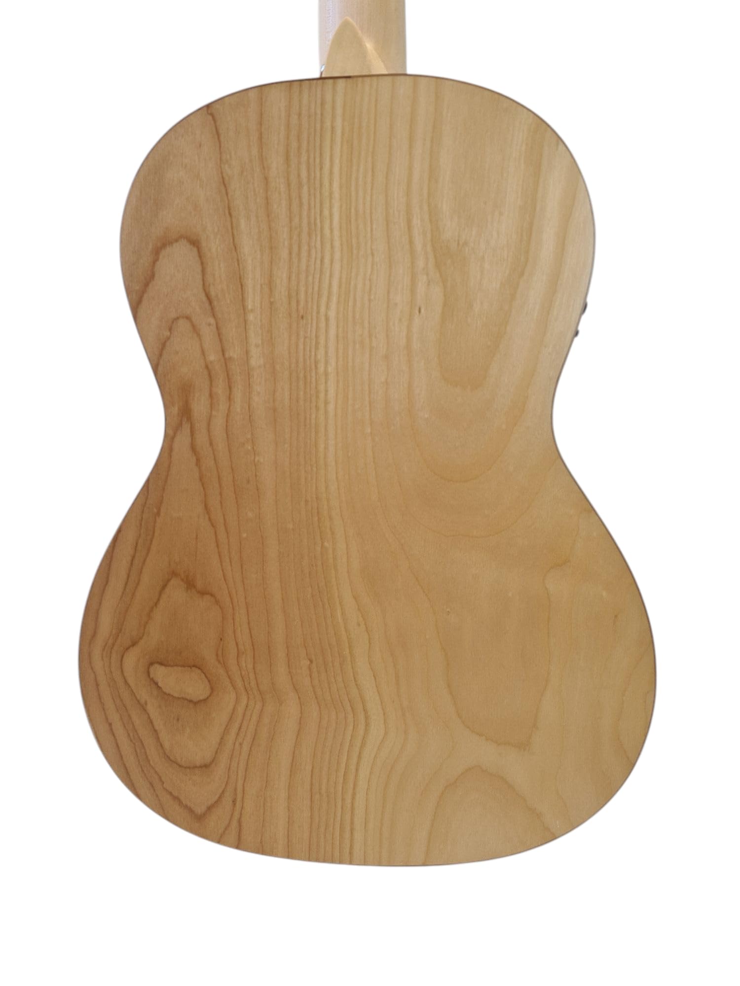 Konzertgitarre 4/4 vollmassiv WoidBua SS200 – massive Fichtendecke & Kirsche – mit Preamp, Tuner, Gurt & Gigbag – Klassikgitarre für Anfänger & Profis – warmer Klang, perfekte Ansprache
