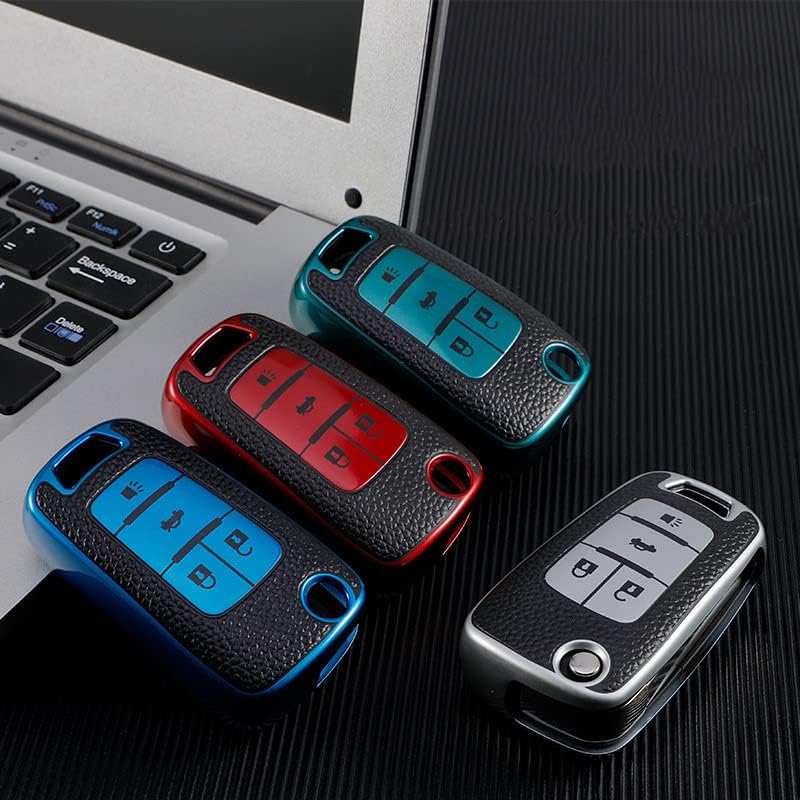 Miniatura 2 de LadyCent Funda para llave de coche Opel Astra Corsa Meriva Zafira Antara J, para Chevrolet Cruze Aveo Trax, funda para llave de coche