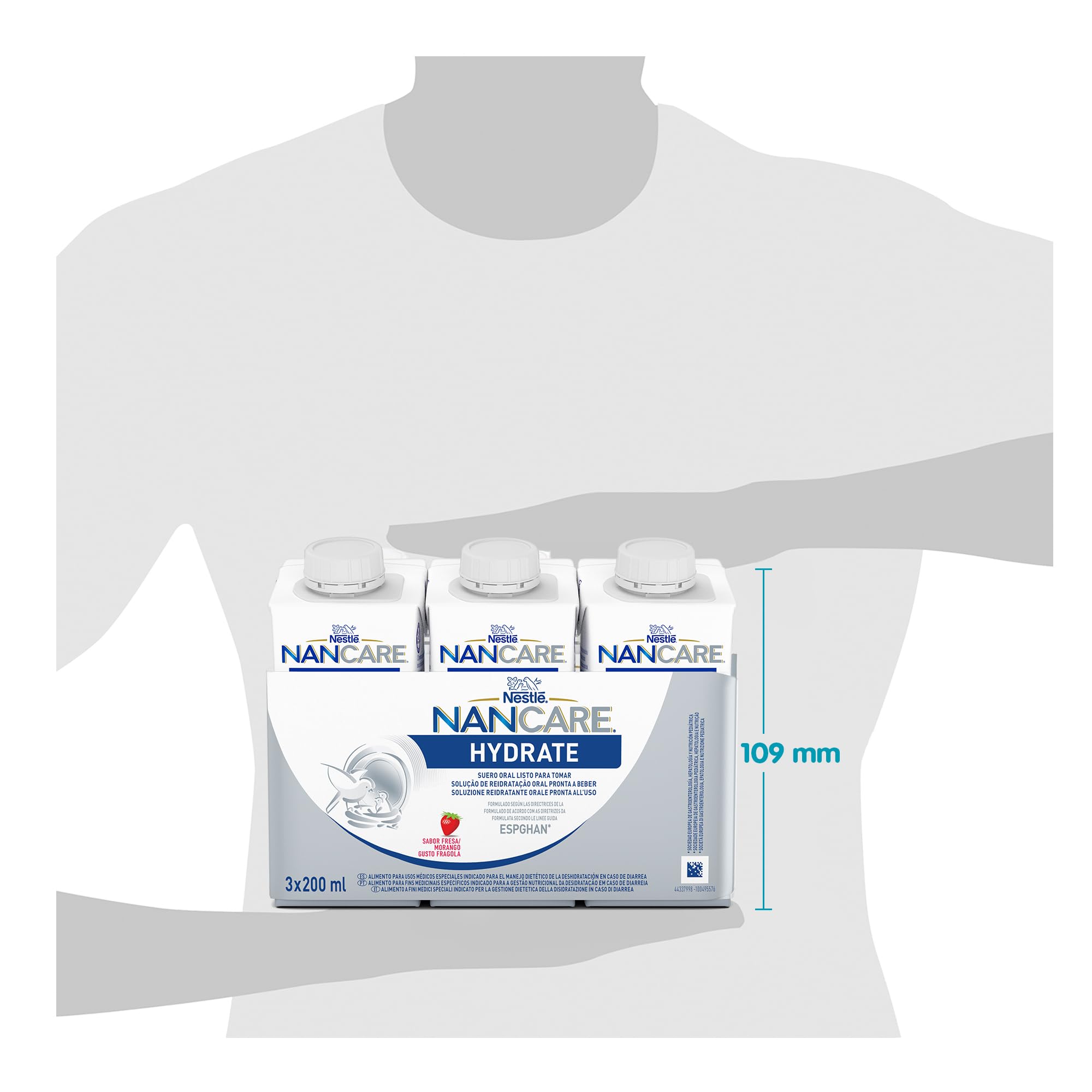 Nestlé NANCARE HYDRATE - Suero Líquido 3x200ml