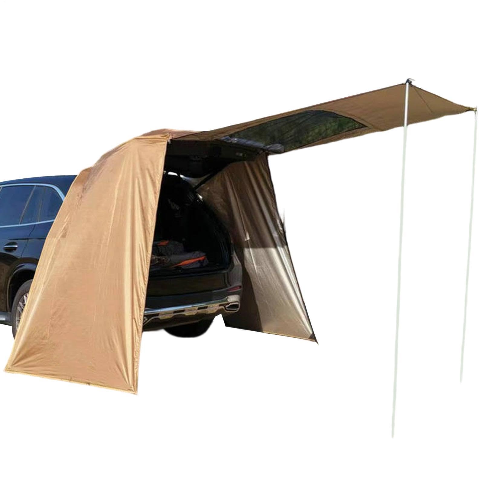 Tenda da Auto Regolabile Impermeabile Protezione UV | tendalino da esterno per auto e campeggio per Veicoli, SUV, Outdoor, Viaggi, Avventura, Spiaggia