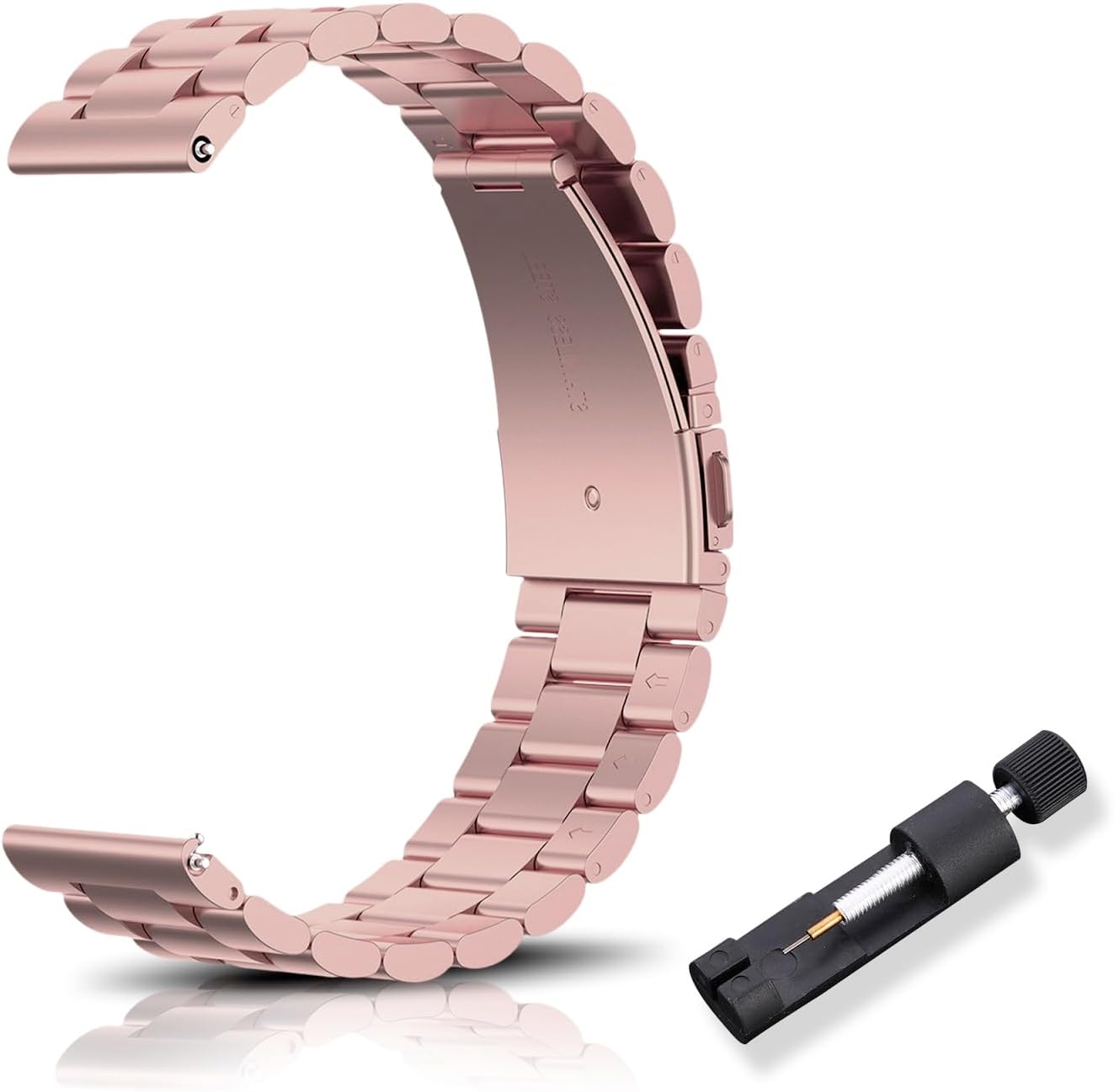 20mm Watch Band Metal - Pink