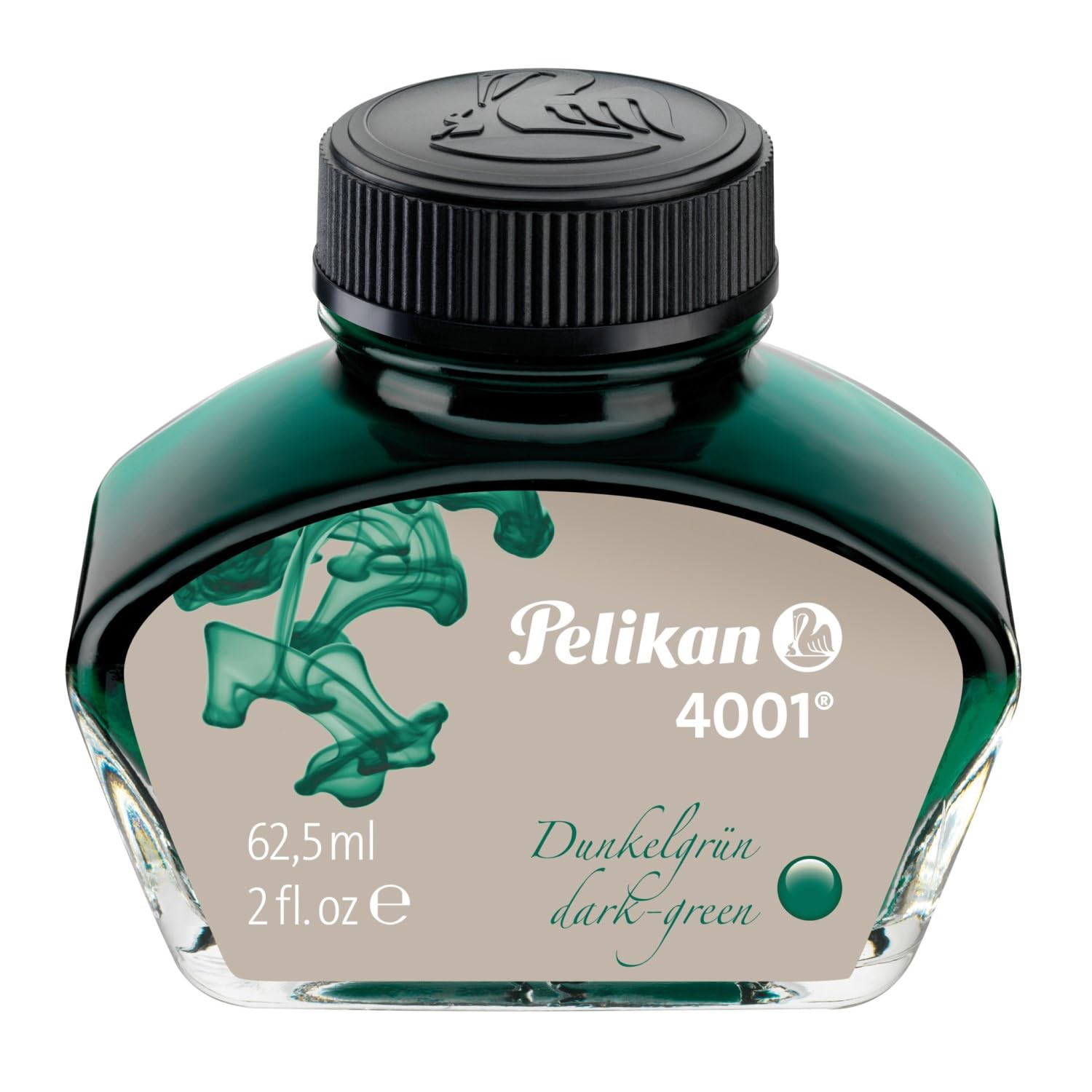 Pelikan 300063 – Ink, 62.5 ML, Dark Green — image 1