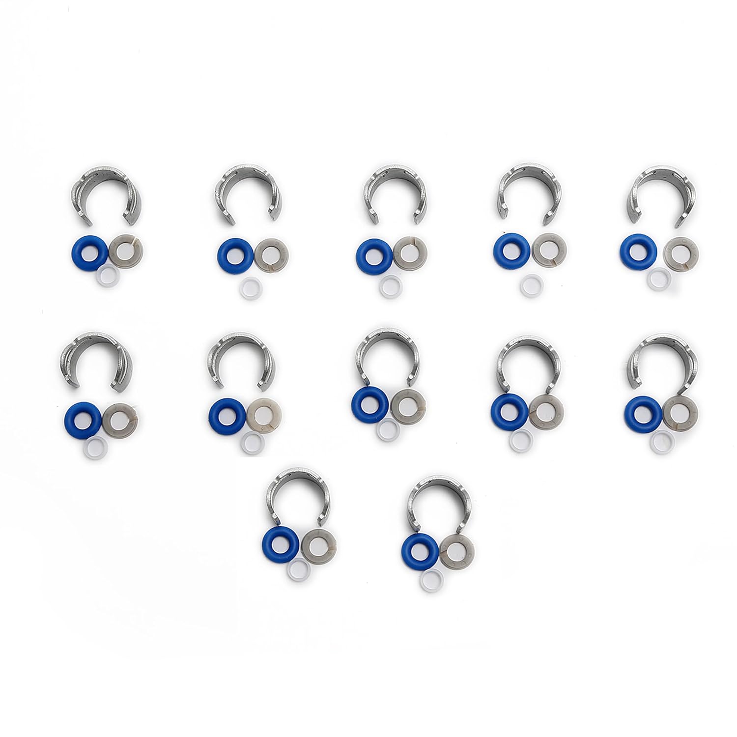 12 Pcs Fuel Injector Seal Repair O-Ring Kit GT 6.0L Engine Compatible with Bentley Bentayga 2016-2018 Continental GT