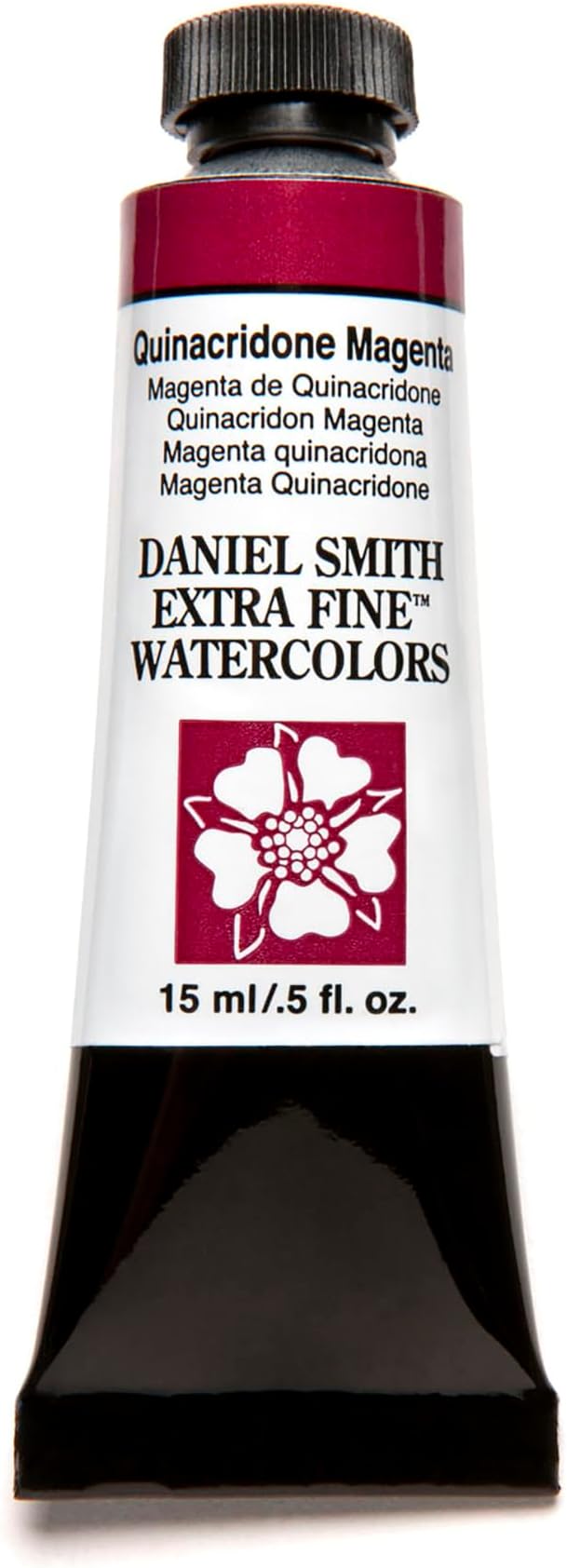 Daniel Smith Extra Fine Watercolor Paint Tube (Quinacridone, Magenta, 15ml)