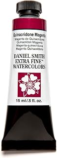 Daniel Smith 284600090 Extra Fine Watercolor 15ml Paint Tube, Quinacridone, Magenta, 0.5 Fl Oz (Pack of 1)