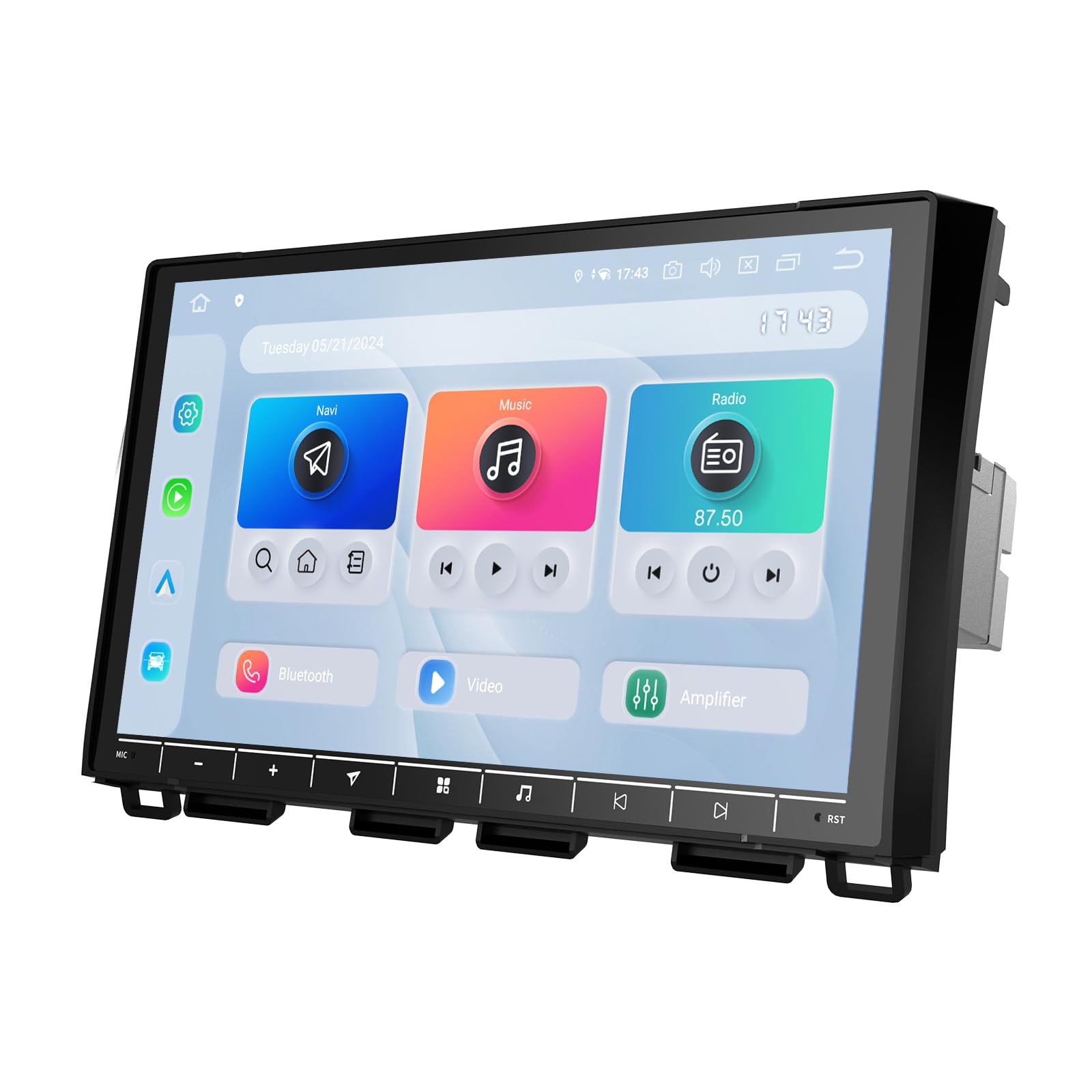 Dasaita Android 13 Radio for Toyota Tundra 2014-2021, Support Wireless Apple Carplay/Android Auto, 10.2" QLED Touchscreen Head Unit, 6G+64GB Car Stereo, Bluetooth 5.0, 5G WiFi, 4G LTE, GPS Navigation