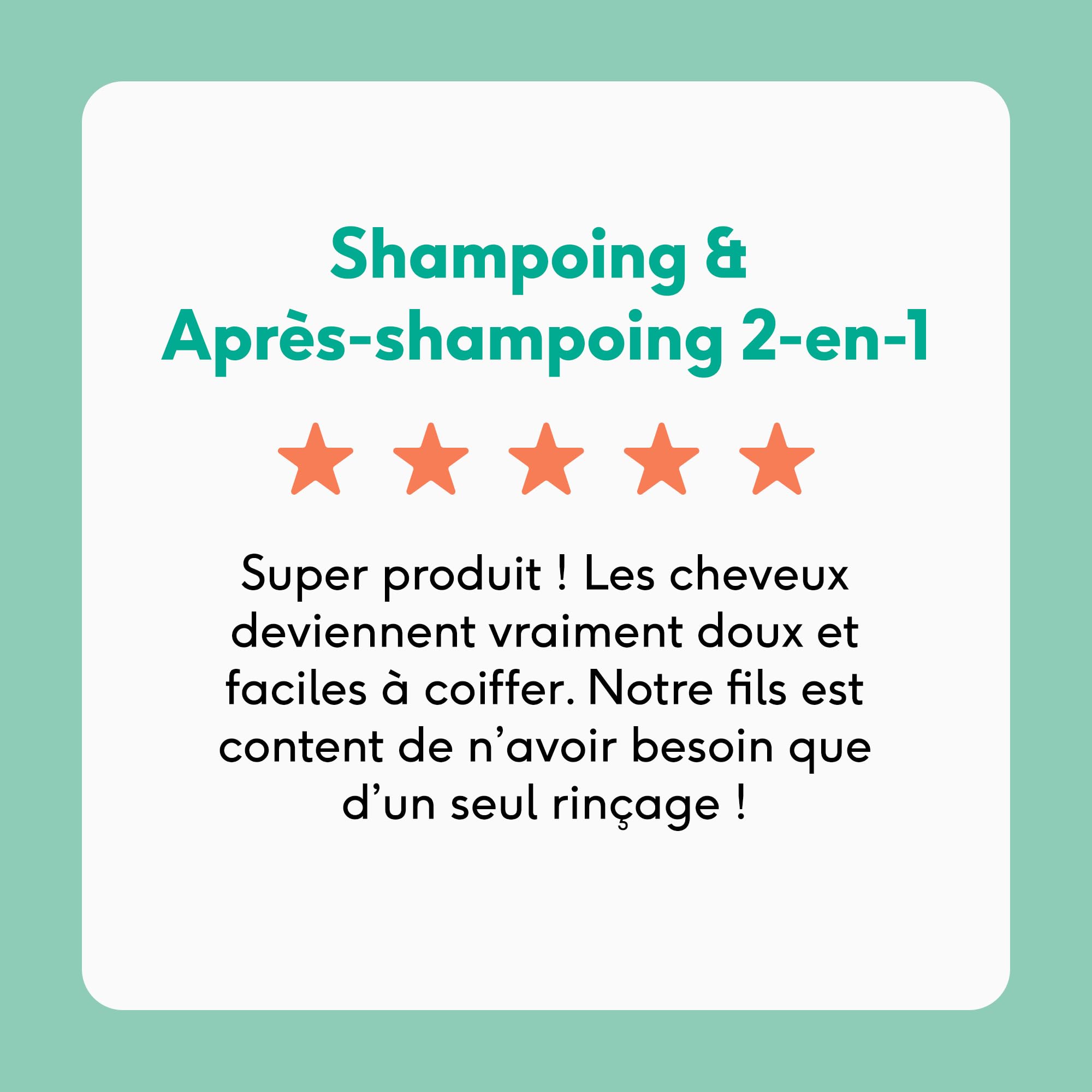 Naïf - Shampoing et après-shampoing 2 en 1 pour enfants - Nettoie et adoucit les cheveux - Formule douce - 0% SLES - Testé dermatologiquement - D'origine naturelle- 250 ml