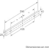 Balay 3BT263MX cappa aspirante 360 m³/h Semintegrato (semincassato) Acciaio inossidabile D - 4