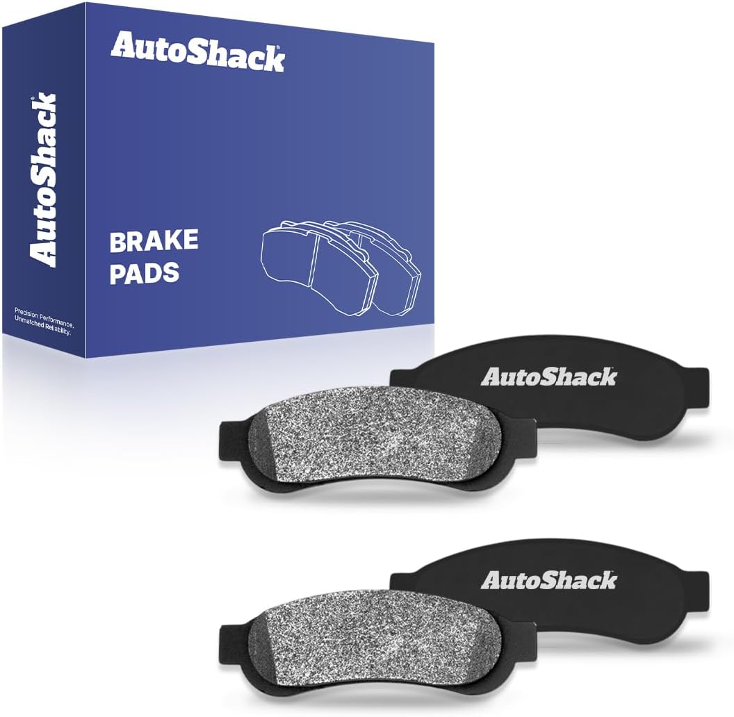 AutoShack Rear Ceramic Brake Pad Set Replacement for 2008-2012 Ford F-250 Super Duty 2008-2012 Ford F-350 Super Duty 4-PC