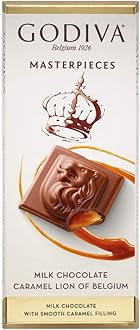 Godiva Masterpiece Caramel Milk Chocolate, 86g