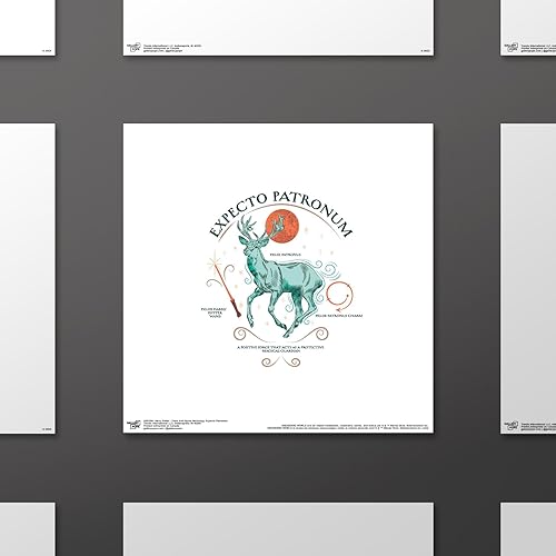 Miniatura 2 de Trends International Gallery Pops Harry Potter - Póster de pared de herbología de flora y fauna Expecto Patronum, 12.00 x 12.00 pulgadas, versión