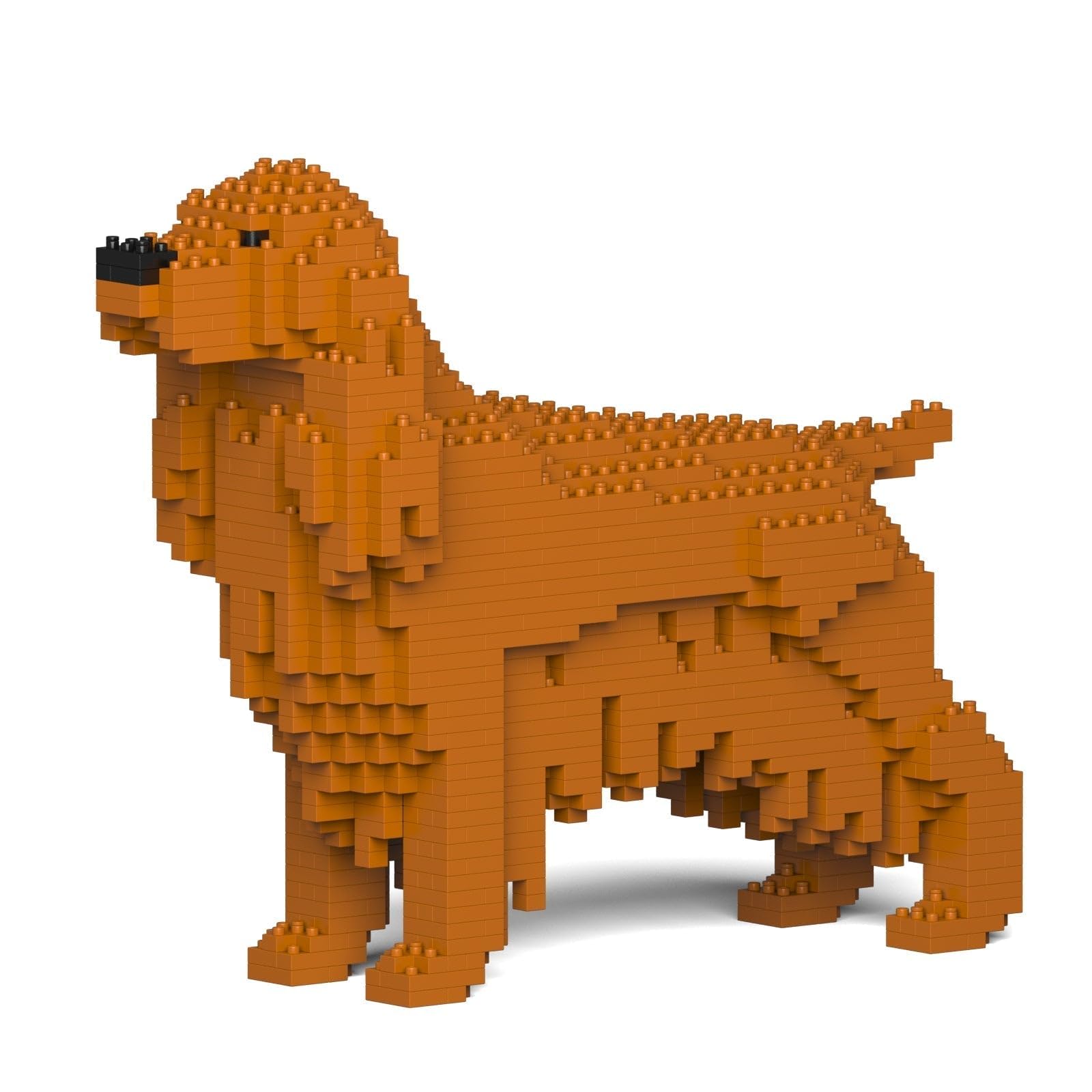 Jekca Orange English Cocker Spaniel 01S-M03 | Dog Plastic Building Blocks | Age 14+