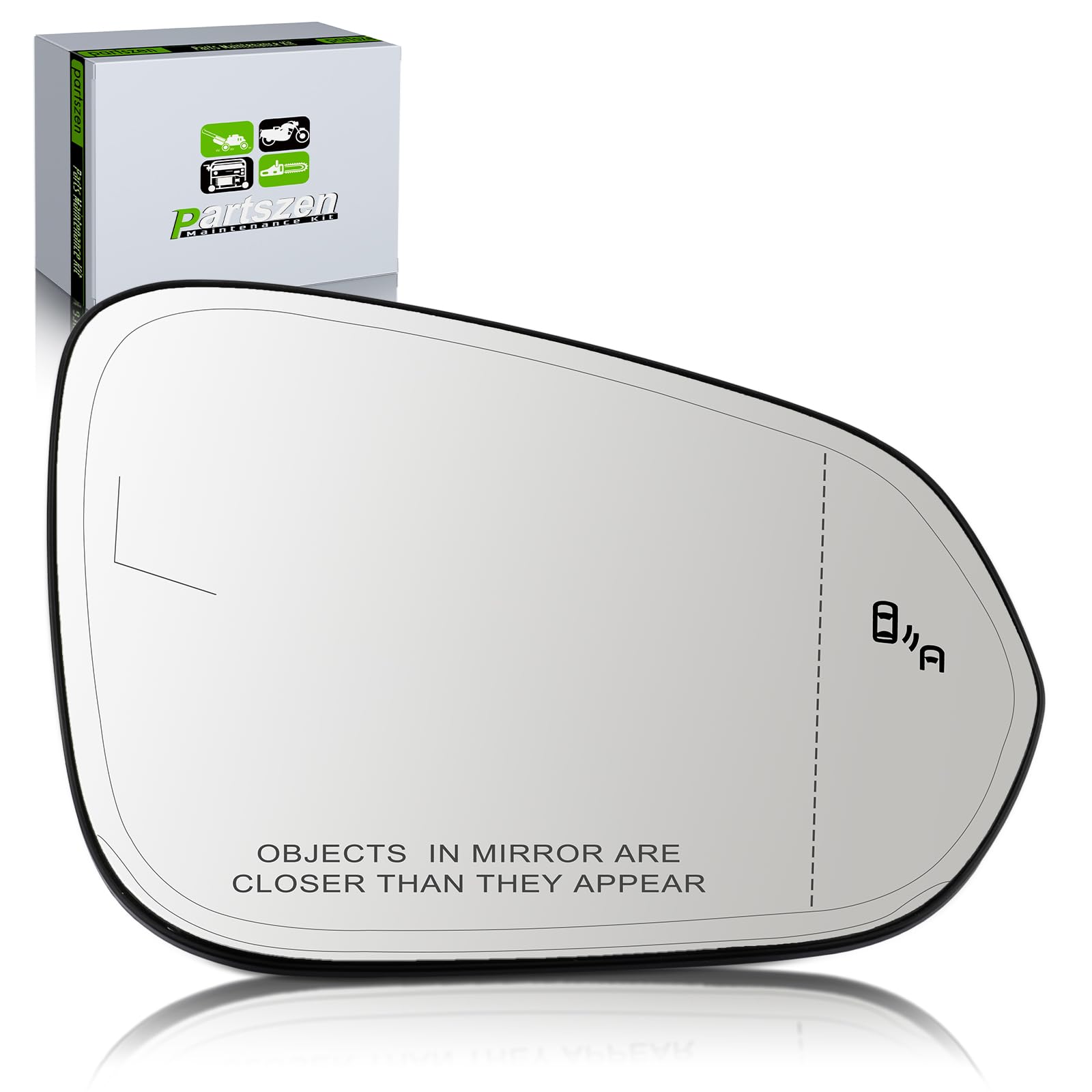 Yourelia　③ Amazon.com: partszen 879310E250 Passenger Side Mirror Glass Heated
