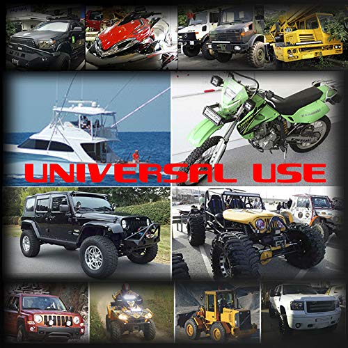 6 Pods Led Rock Lights, Ampper Waterproof Led Neon Underglow Light For Car Truck Atv Utv Suv Offroad Boat Underbody Glow Trail Rig Lamp (Green) #TOP6