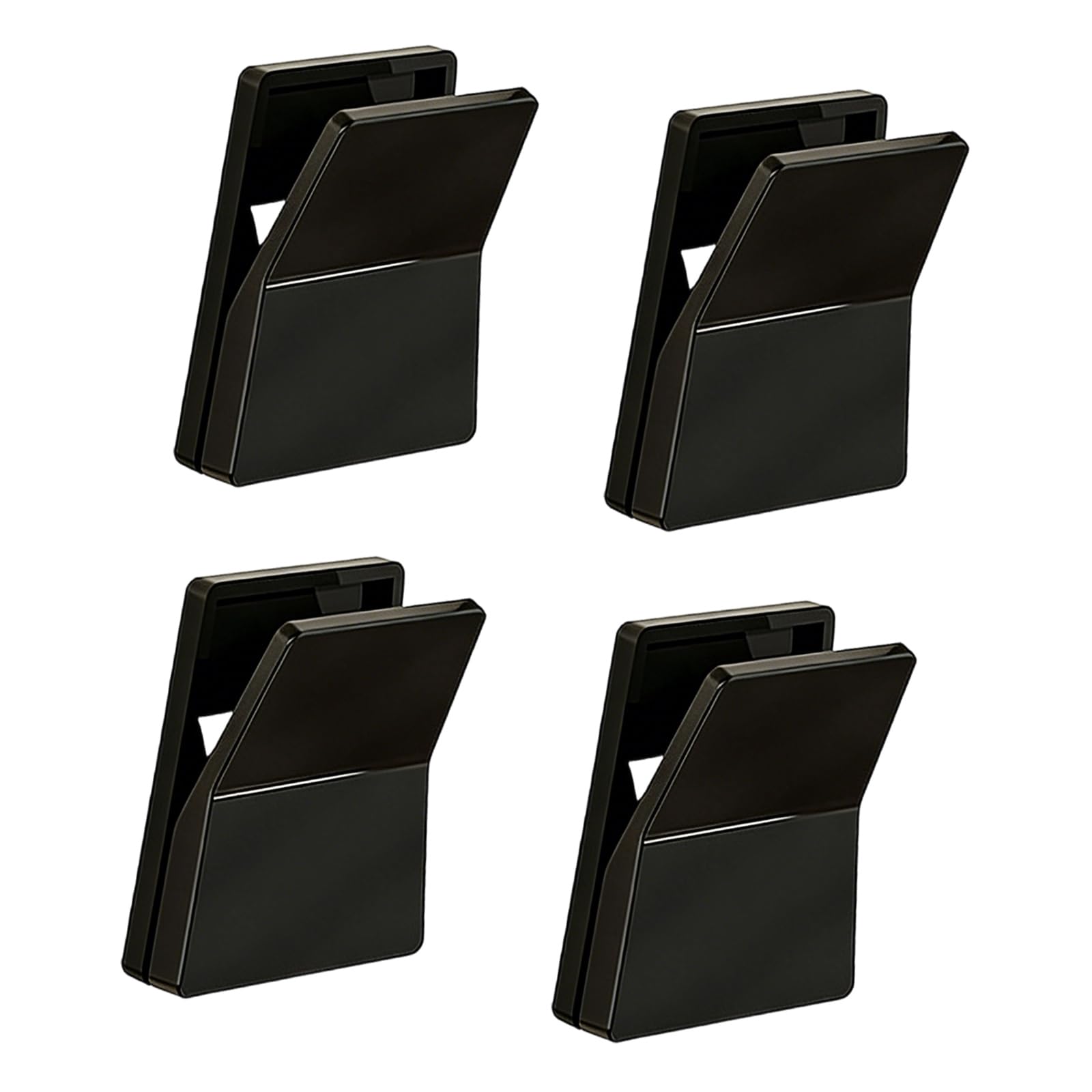 DEUQQD Multipurpose Adhesive Hook 4 Pieces Space Saving Wall Clips Strong Holders Design Wall Hanging Organizers Clips Hook