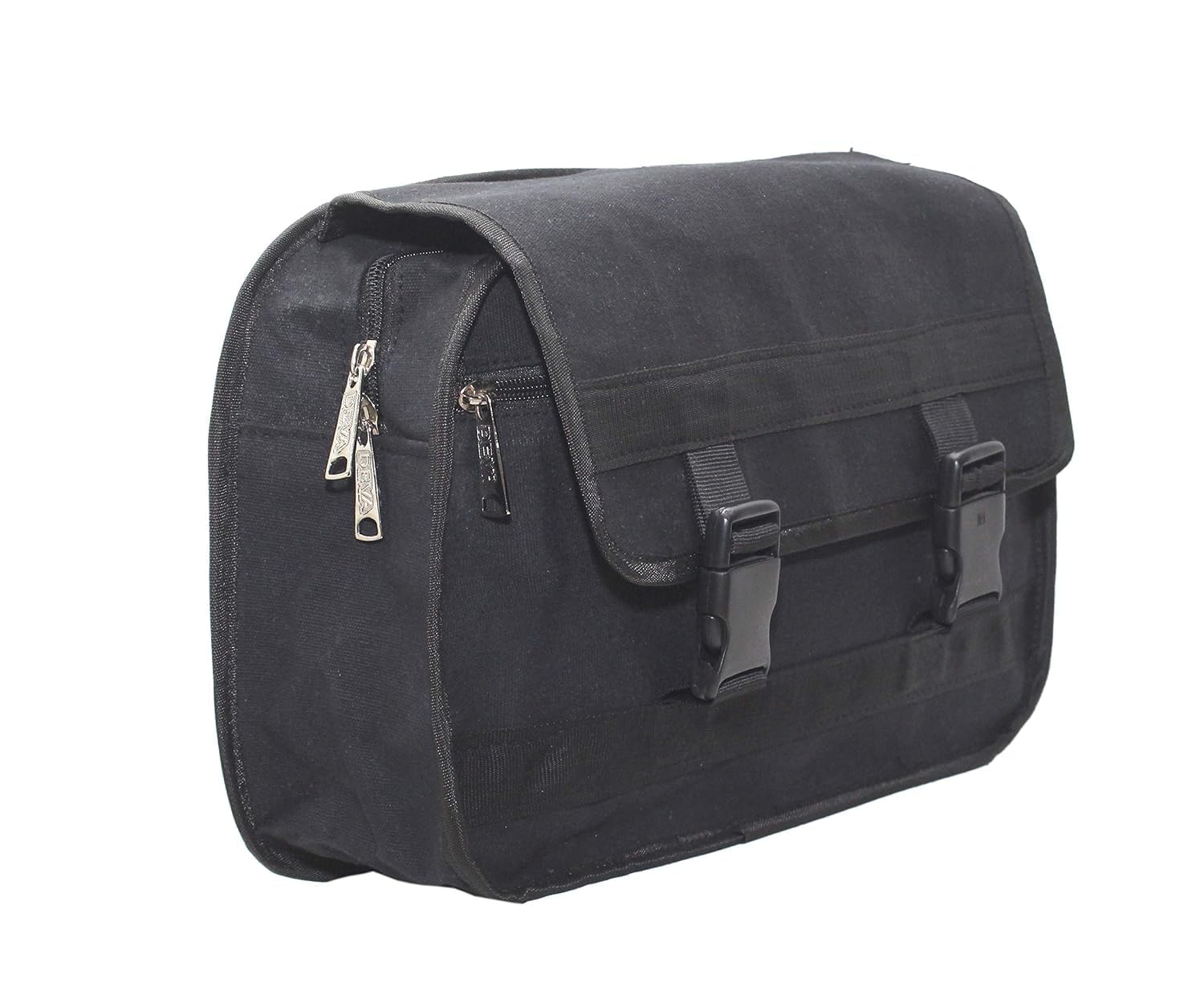 Motorcycle Bag Universal Bike Side Luggage Bag Waterproof Canvas Storage Pannier Tool Bag Travel Cargo Organizer for Motorcycles Scooters Commuter Bikes Touring Riding Daily Use Black-image-39