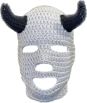 Knitted Full Face Ski Mask Winter Balaclava Face Cover for Outdoor Sports Halloween Novelty Knitting