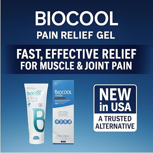 Miniatura 2 de BIOCOOL Tubo de gel para aliviar el dolor, fuerza máxima, 3.38 onzas líquidas, mentol para dolor muscular y articular, dolor, rigidez e incomodidad,